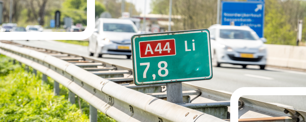Weekendafsluitingen A44 en oprit Kaag/Abbenes