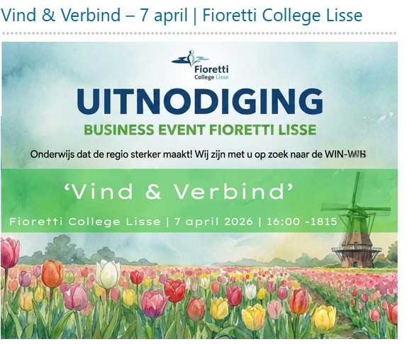 Business event: Vind &amp; Verbind