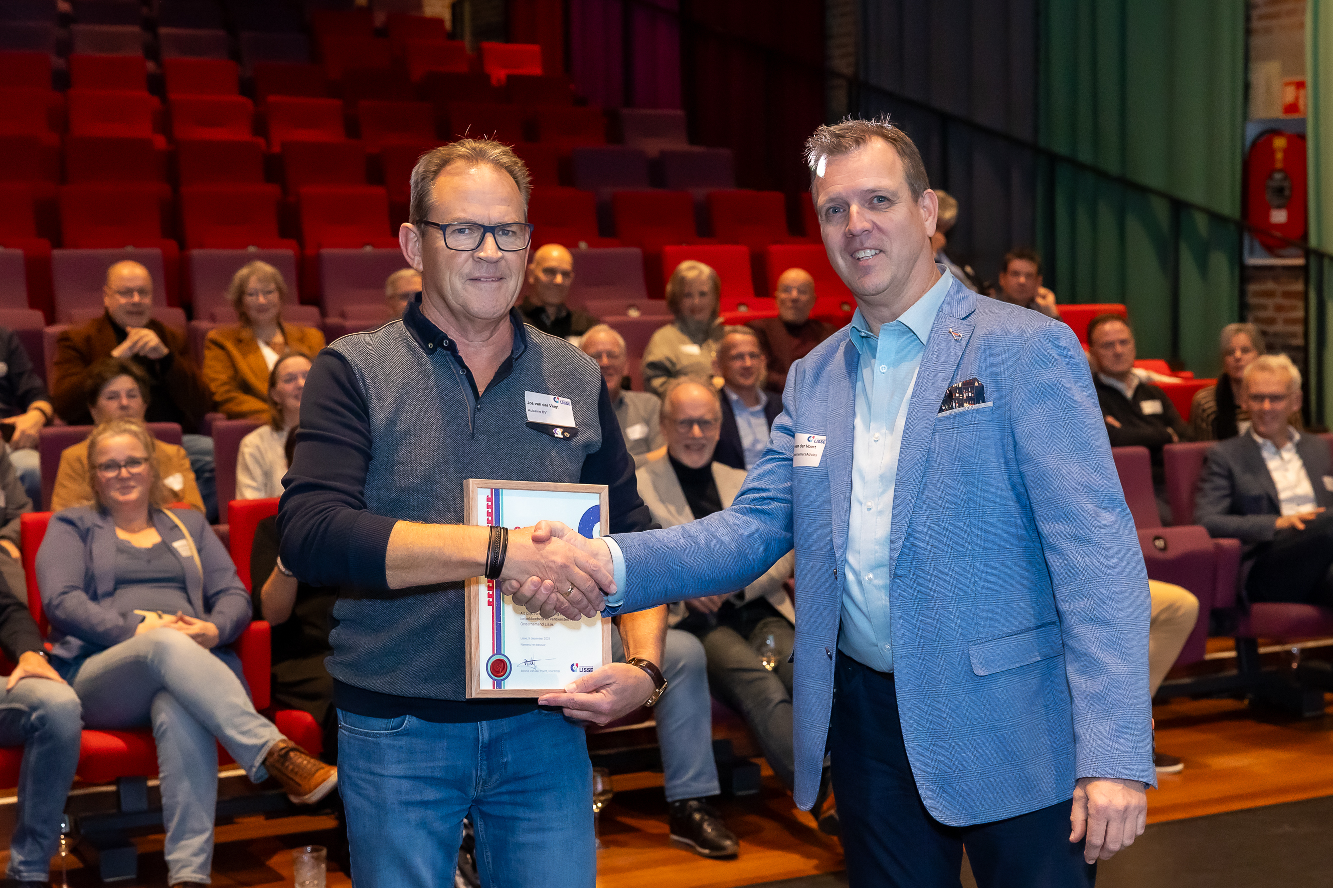 Ondernemend Lisse maakt Jos van der Vlugt erelid